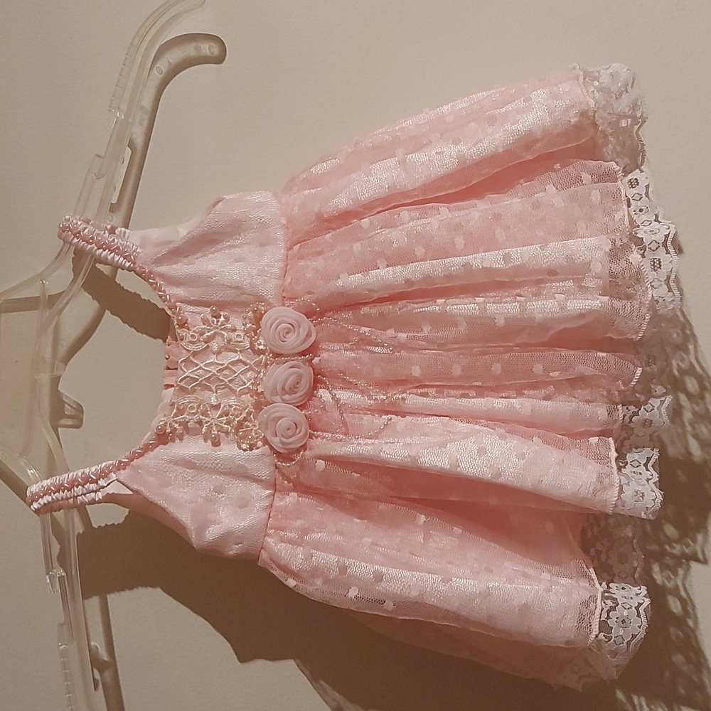 Pink ThyThy dress, size 6-12 mos, EUC